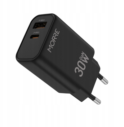Karikues USB Tiross Morre M302, 30W, GaN, i zi