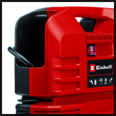 Kompresor ajri Einhell TC-AC 190 OF Set, 1100W, 8 bar, i kuq