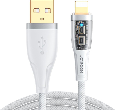 Kabllo USB Joyroom USB C në Lightning JYR571, 1.2 m, 2.4A, e bardhë