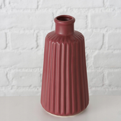 Vazo porcelani Boltze Esko, 17 cm, burgundy
