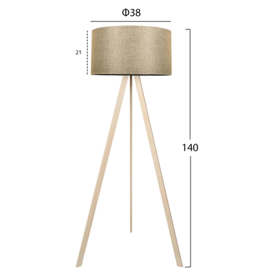 Llambë dyshemeje tripod (HM7578.09)