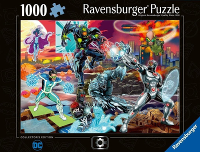 Puzzle Ravensburger DC Collector's Edition Cyborg, 1000 pjesë, 70 x 50 cm, shumëngjyrësh