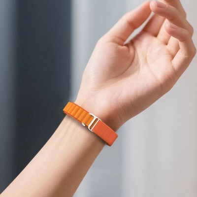 Rrip najloni Tech-Protect Nylon Pro për Xiaomi Smart Band 8 9 10 NFC, i rregullueshëm, ngjyrë bejxhi