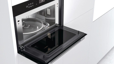 Furrë me mikrovalë Whirlpool W7 MD440, 31L, grill, inox