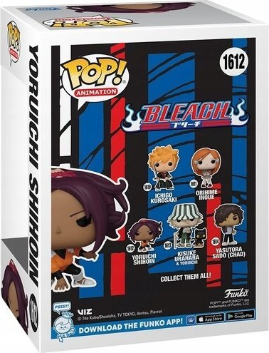 Figurë vinili Funko Pop Animation Bleach Yoruichi Shihoin, koleksion për tu mbledh, shumëngjyrëshe