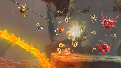 Lojë Xbox One Ubisoft Rayman Legends, platformë, me shumë lojtarë