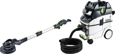 Set bluarëse muri Festool PLANEX LHS 2 225 CTL 36, 550W, 215mm, gri me të zezë
