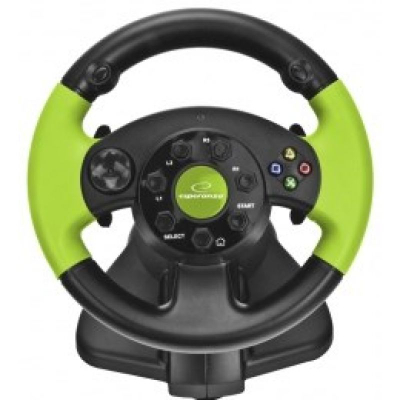 Timon lojrash Esperanza EG104 High Octane, me vibrim, me pedale, i zi me jeshile