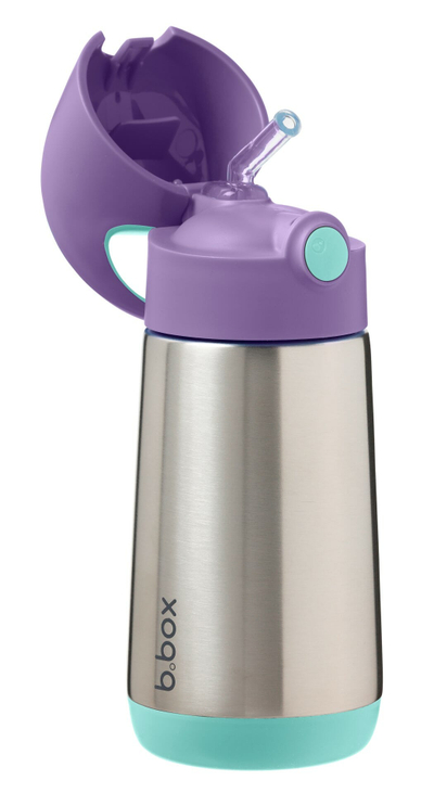 Shishe termike për fëmijë b.box, pipë silikoni, 350ml, rozë blush