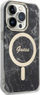 Set aksesorësh Guess GUBPP14LHMEACSK, mbrojtëse MagSafe për iPhone 14 Pro 6.1", karikues wireless MagSafe, i zi