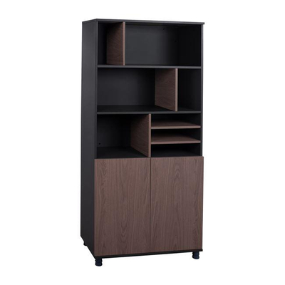 Raft për libra Walnut HM2097 80×40×180