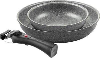 Set tiganësh Ballarini Torre, veshje qeramike, 24cm 28cm, induksion