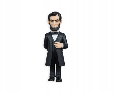 Колекционерска фигура Minix Historical Figures Abraham Lincoln, 12 cm, 16-ти претседател на САД, повеќебојна