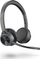 Kufje me mikrofon Poly Voyager 4300 UC 4320, stereo, Bluetooth USB C, e zezë