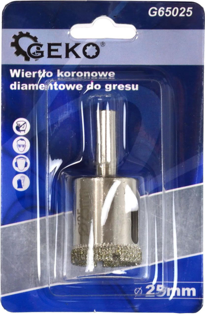 Frezë bërthamore diamanti GEKO, 25 mm, metalike