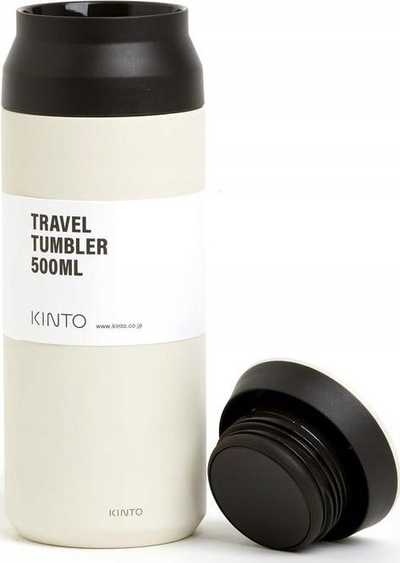 Termos Kinto Plastic 20942 Travel Tumbler, 500ml, i bardhë