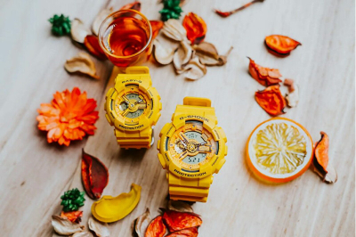 Orë për meshkuj Casio G-SHOCK GA-110SLC-9AER, e verdhë