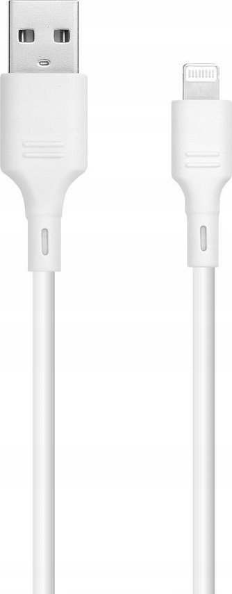 Kabllo karikimi Blue Star, USB A në Lightning, 2.4A, e bardhë