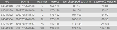 Bluze pune Lahti Pro L4041356, 100% pambuk, XL 56, e bardhe gri