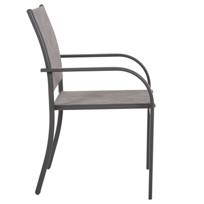 Karrige kopshti Redan prej metali 56x60x88Hcm (HM5976.01), gri