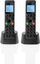 Telefon pa kabllo Motorola DOT202 Duo, DECT, 2 receptorë, i zi