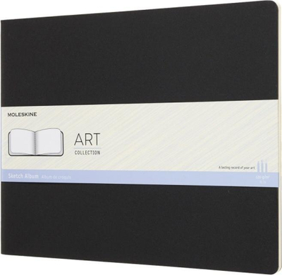 Album vizatimi Moleskine Art Collection XXL, faqe të bardha, kapak i fortë, i zi