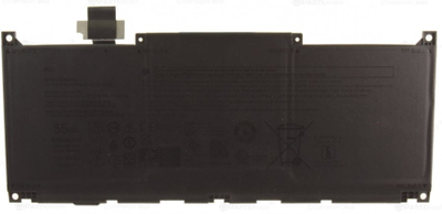Bateri laptopi Dell 55Wh, lithium ion, e zezë