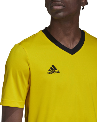Bluze sportive adidas Entrada 22 Jersey M HI2122, Aeroready, poliester i riciklum, e bardhë