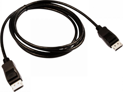 Kabllo video V7 Pro DisplayPort në DisplayPort, 2m, e zezë