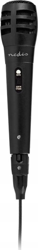 Mikrofon Durable Dynamic njëkahësh, 6.35mm edhe XLR, me kabllo 5m, i zi