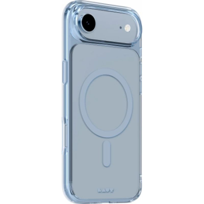 Kapak telefoni Laut Crystal Fluro për iPhone 17 Air, transparent, kompatibël me karikim magnetik, blu e çelët
