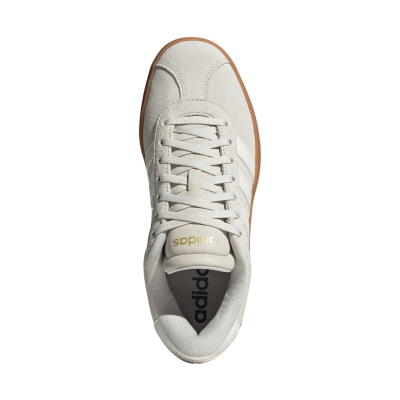 Женски патики Adidas VL Court Bold W JQ5633, природна велур кожа, гумен ѓон, бели