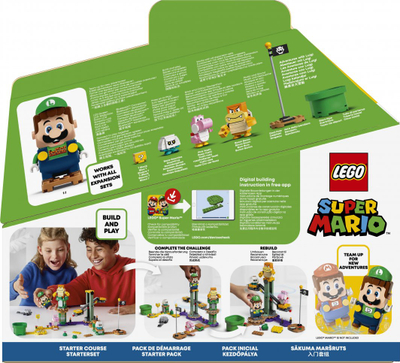 Set me figura lodër për fëmijë LEGO Super Mario Adventures with Luigi (71387), +6 vjeç