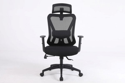 Karrige zyre ergonomike Activejet T5, me mbështetëse rrjete, me krahë të rregullueshëm, e zezë