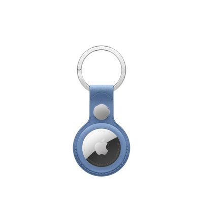 Apple AirTag FineWoven Key Ring, Wildflower Blue