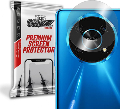 Mbrojtëse kamere GrizzGlass për Honor X9 5G, xham hibrid, set 2 copë, transparente