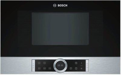 Furrë mikrovalë Bosch BFL634GS1, 900W, e argjendtë