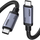Kabllo USB C në USB C UGREEN L706, USB4 240W 80Gbps, 1m, gri