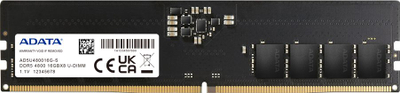 Memorie RAM ADATA DDR5, 16GB, 4800MHz, CL40