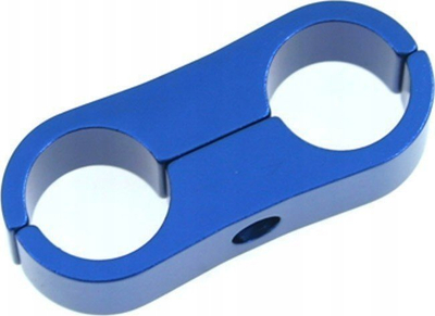 Kllapë dyshe TurboWorks Double Mounting Bracket 24mm, alumin, blu