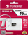 Kartë memorie Transcend microSDHC TS16GUSDC10, 16GB, Class 10