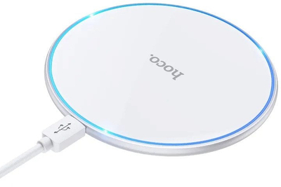 Karikues wireless Hoco CW6 Pro, për telefon, i bardhë