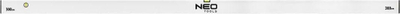 Drejtshkallë muratori Neo 72-525, 300 cm, 2 flluska niveli, argjend