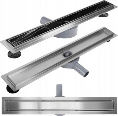 Kanal kullimi linear Neox Pro 800, 80 cm, çelik inox
