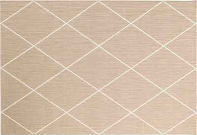 Tapet ballkoni Douceur d'intérieur Damira, 160 x 230 cm, plastik, bezhë