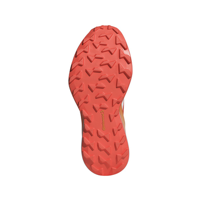 Atlete trail running Adidas Terrex Agravic 3, Continental, Lightstrike, të bardha me portokalli