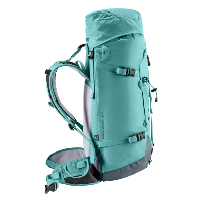 Shpinore Deuter Gravity Expedition 45+ SL, 45L, për alpinizëm, blu