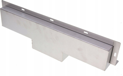 Kanaletë lineare murale Flow, 100 cm, çelik inox, ngjyrë argjendtë