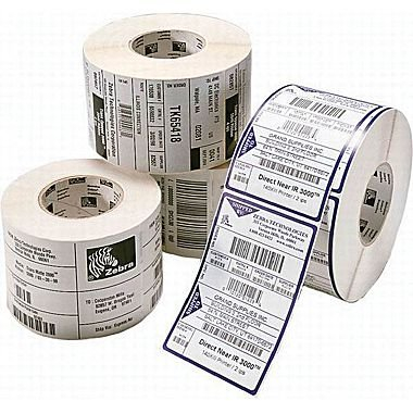 Etiketa vetëngjitëse për printer Zebra PolyE 3100T, sintetike, të bardha