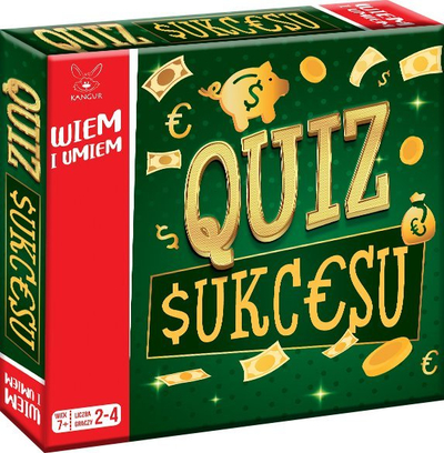Loja me tabela Kanguru I Know And I Can Success Quiz, kuiz edukativ, ekonomi dhe para, shumëngjyrëshe